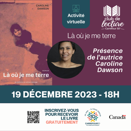 Club de lecture: Là où je me terre - Caroline Dawson